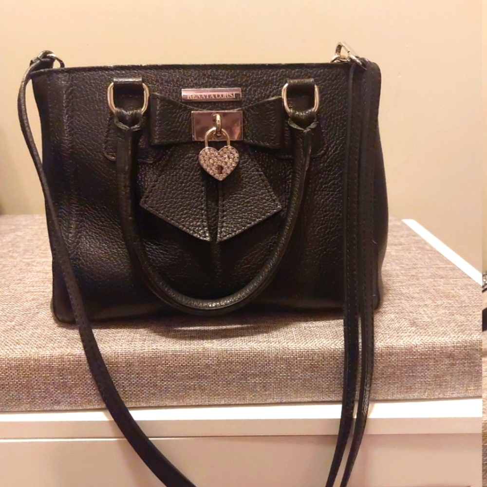 Renata Corsi Pebbled Leather Small/Medium Tote